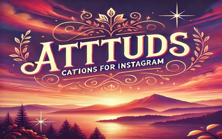 Attitude captions for instagram