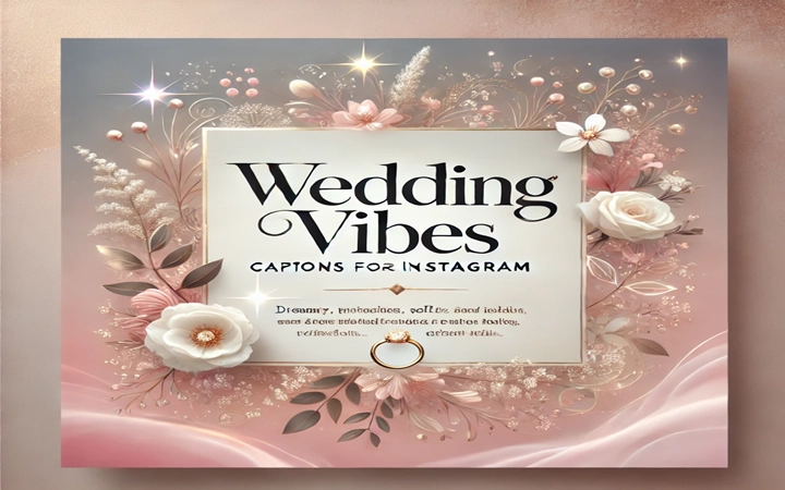 Wedding Vibes Captions For instagram